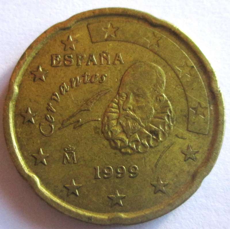 1999 Spain 20 Euro Cent