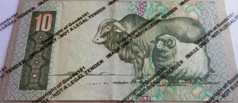 Ten Rand Republic of South Africa Serial Nr AS4767679 C