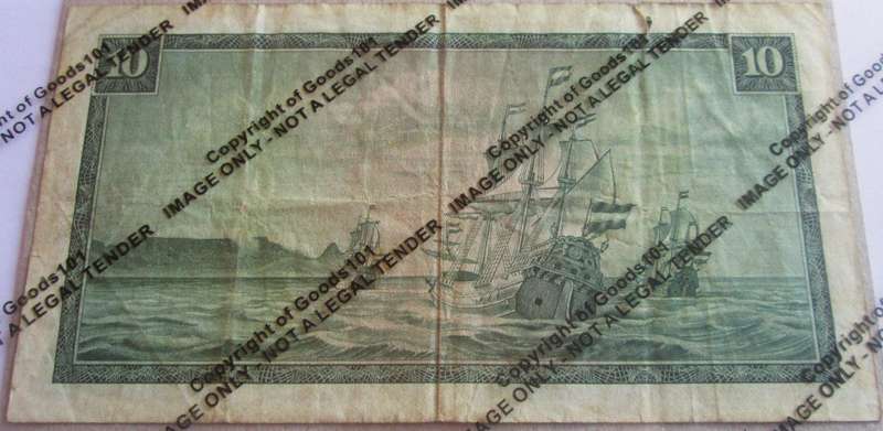 Ten Rand Republic of South Africa Serial Nr C373 866038