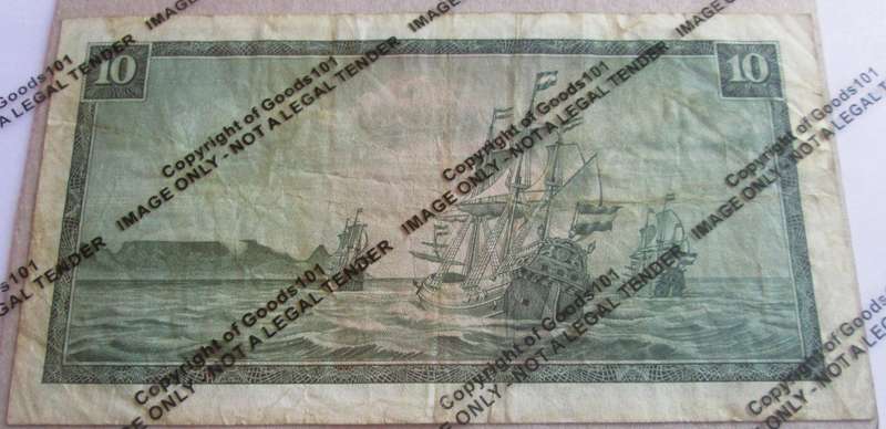 Ten Rand Republic of South Africa Serial Nr C241 133997