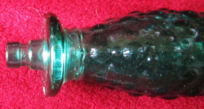 1970 Empoli Glass Decanters with Stopper