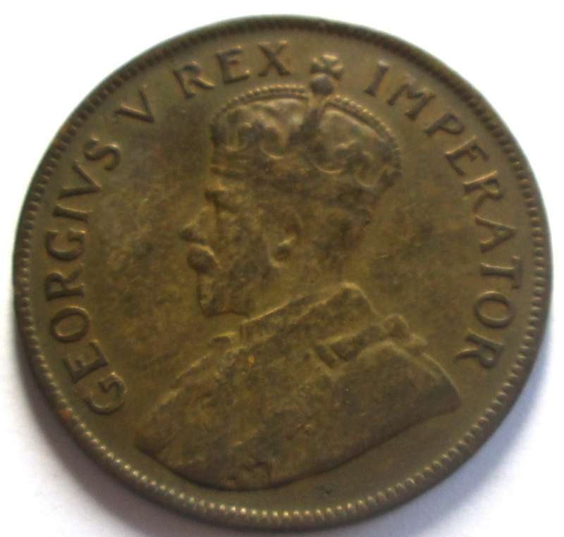 1934 Union of South Africa 1 Penny