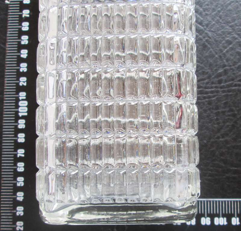 Decanter with Stopper Molder Glass