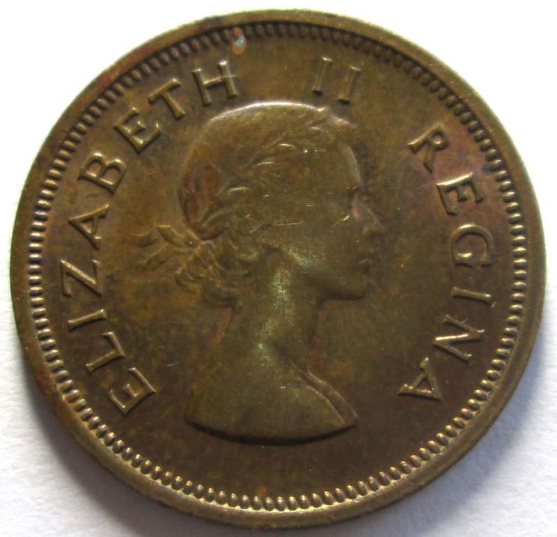 1958 Union of South Africa Quarter Penny
