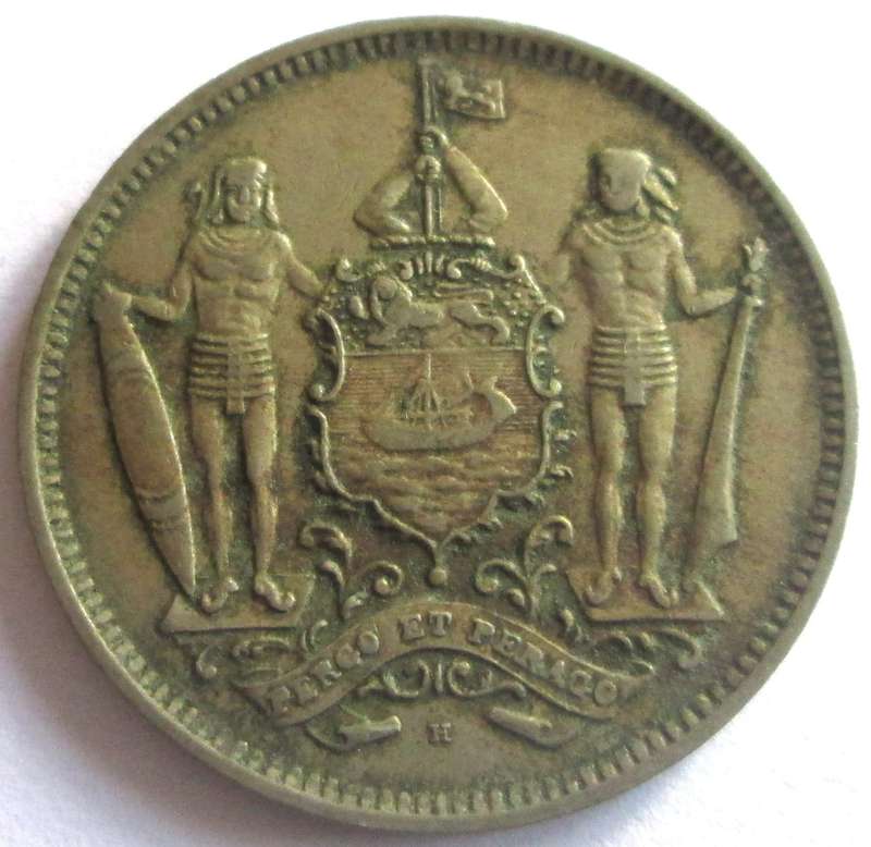 1903 British Malaysia North Borneo 5 Cents