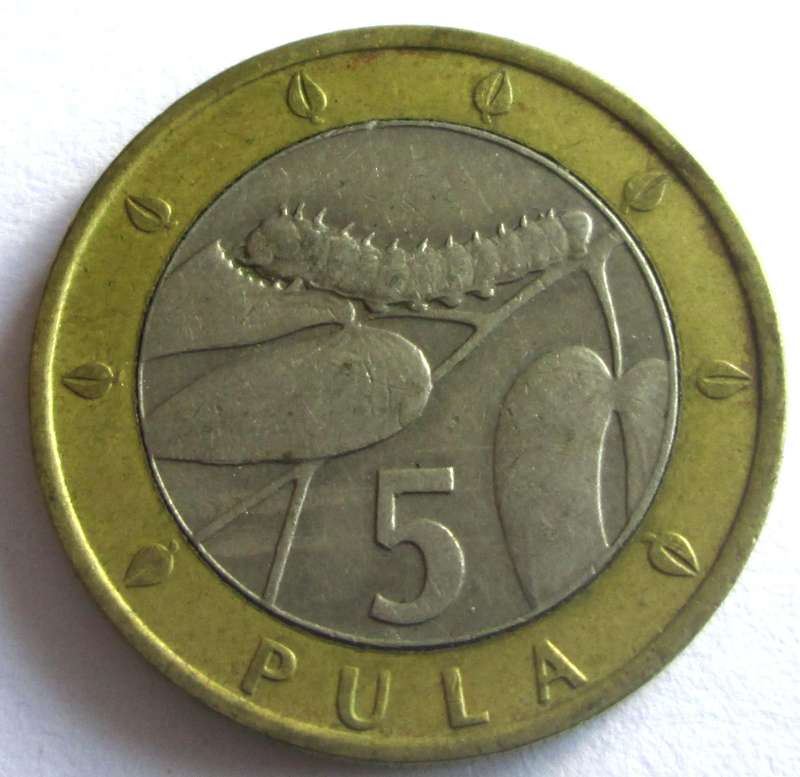 2007 Botswana 5 Pula