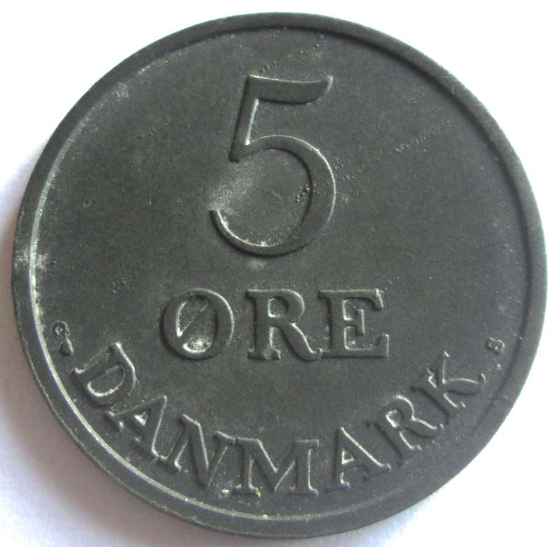 1959 Denmark 5 Ore