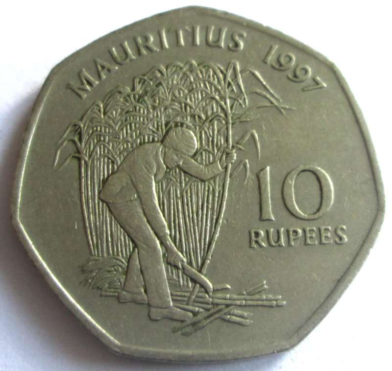 1997 Mauritius 10 Rupees