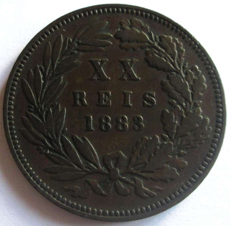1883 Portugal 20 Reis
