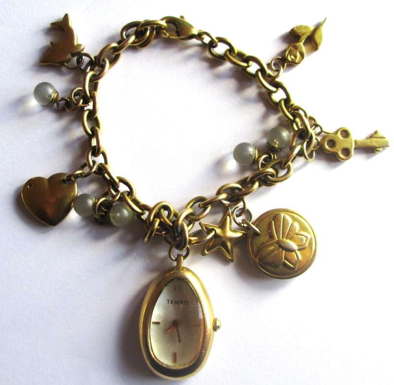 Charms Bracelet with Tempo Watch