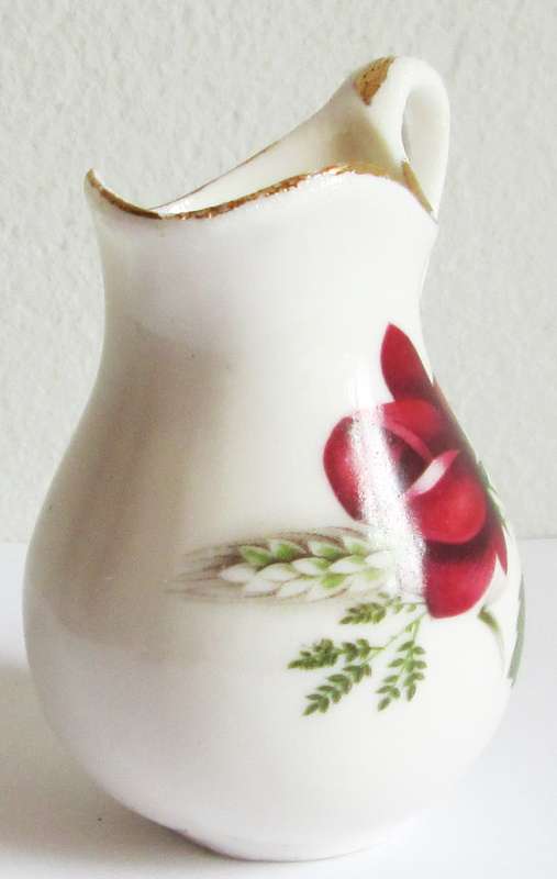 Rose Printed Miniature Creamer Jug