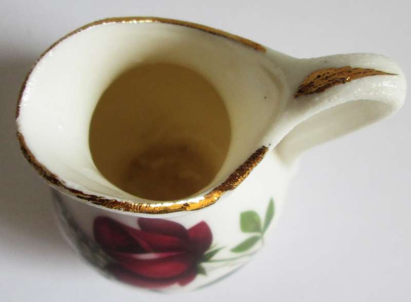 Rose Printed Miniature Creamer Jug