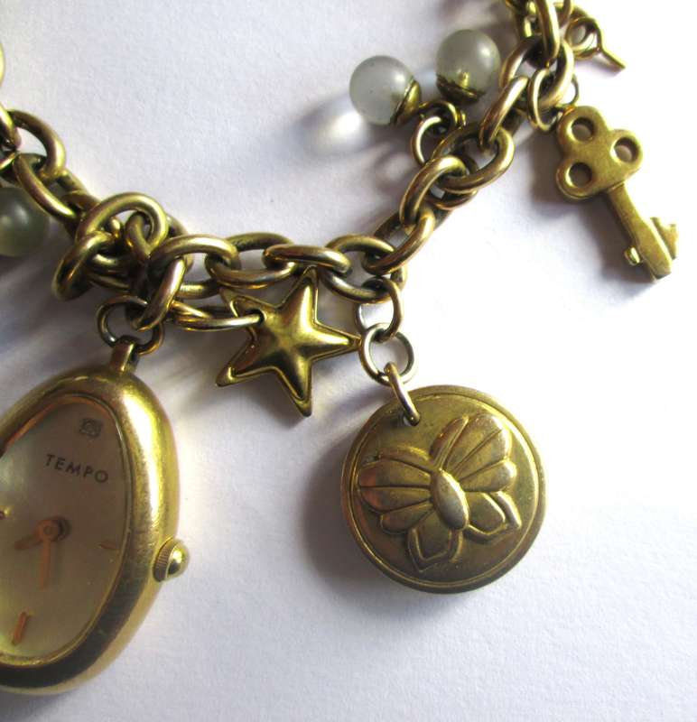 Charms Bracelet with Tempo Watch