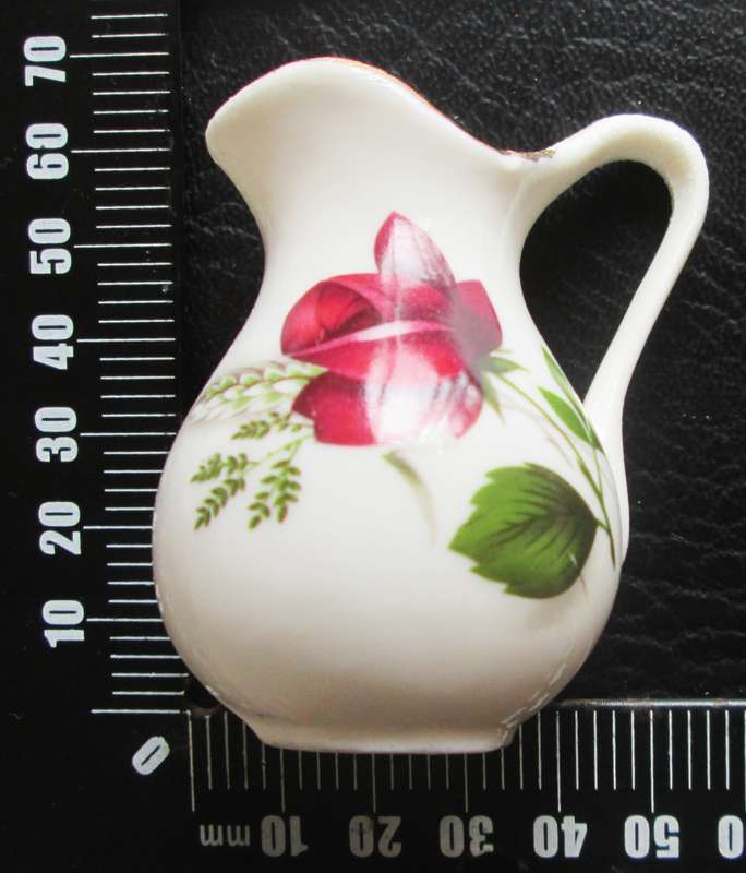 Rose Printed Miniature Creamer Jug