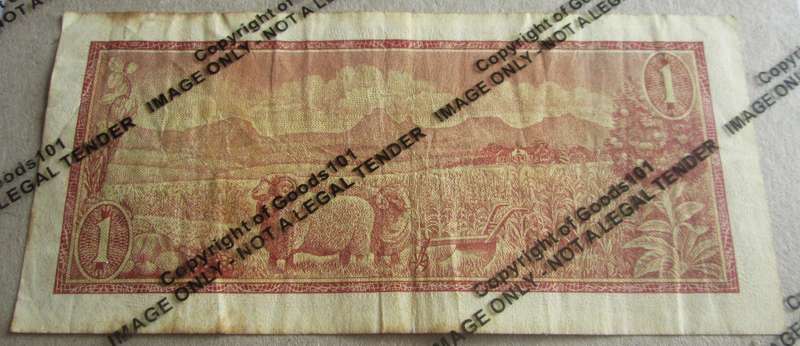 One Rand Republic of South Africa Serial Nr B459 773368