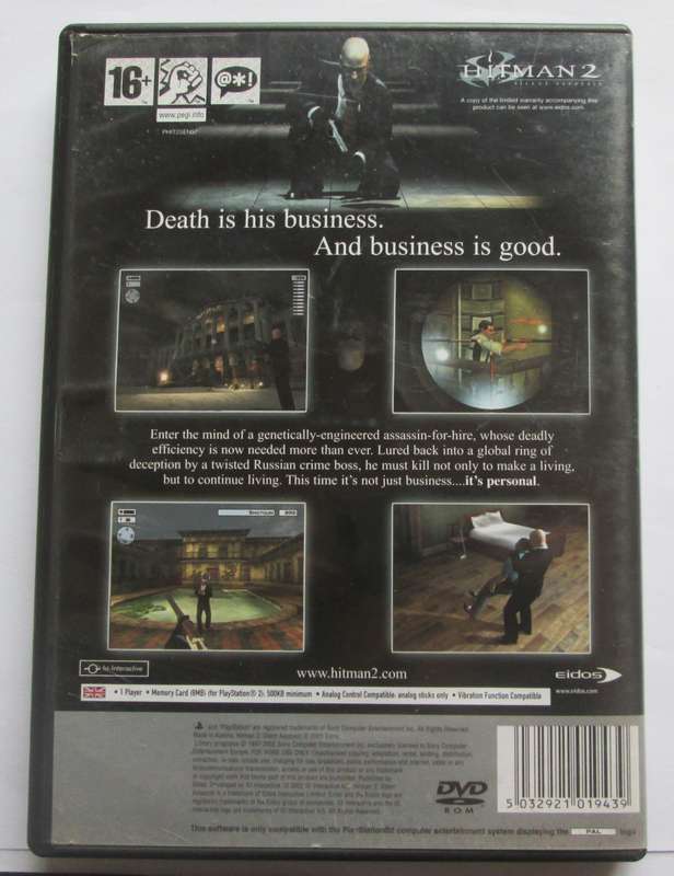 Hitman 2 Platinum Playstation 2