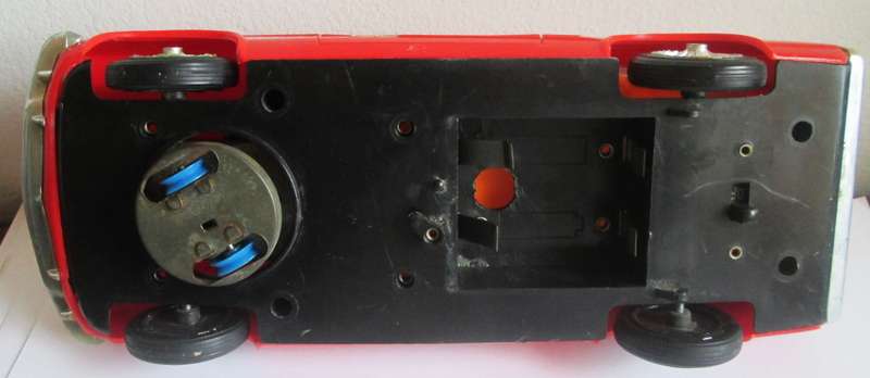 Fire Chief Mustang Battery Operator Plastic Car