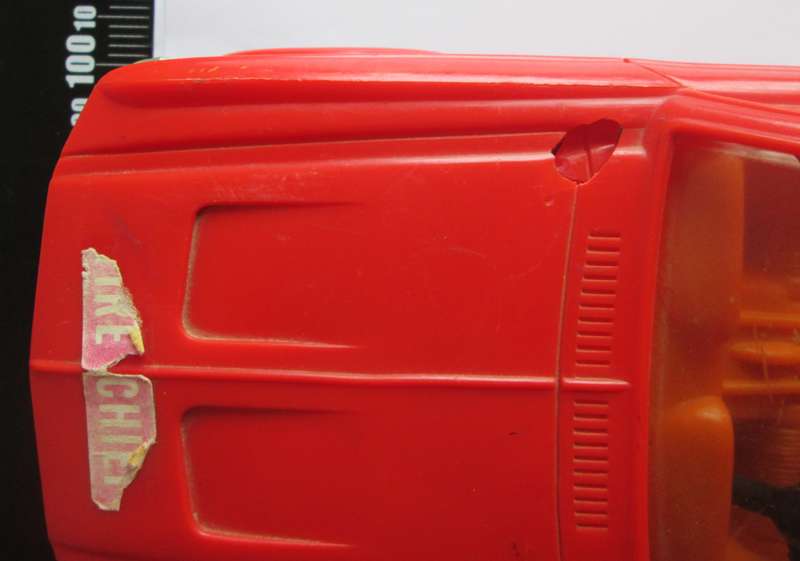 Fire Chief Mustang Battery Operator Plastic Car