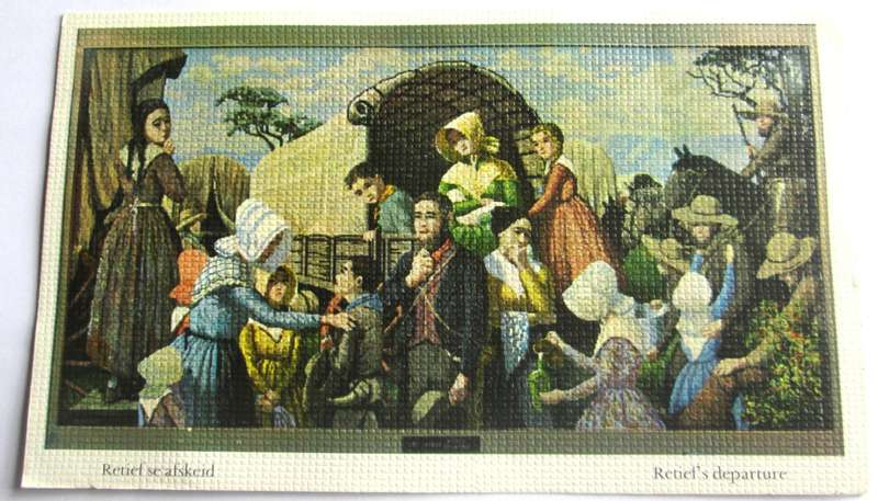 Retief Departure Voortrekker Monument Post Card