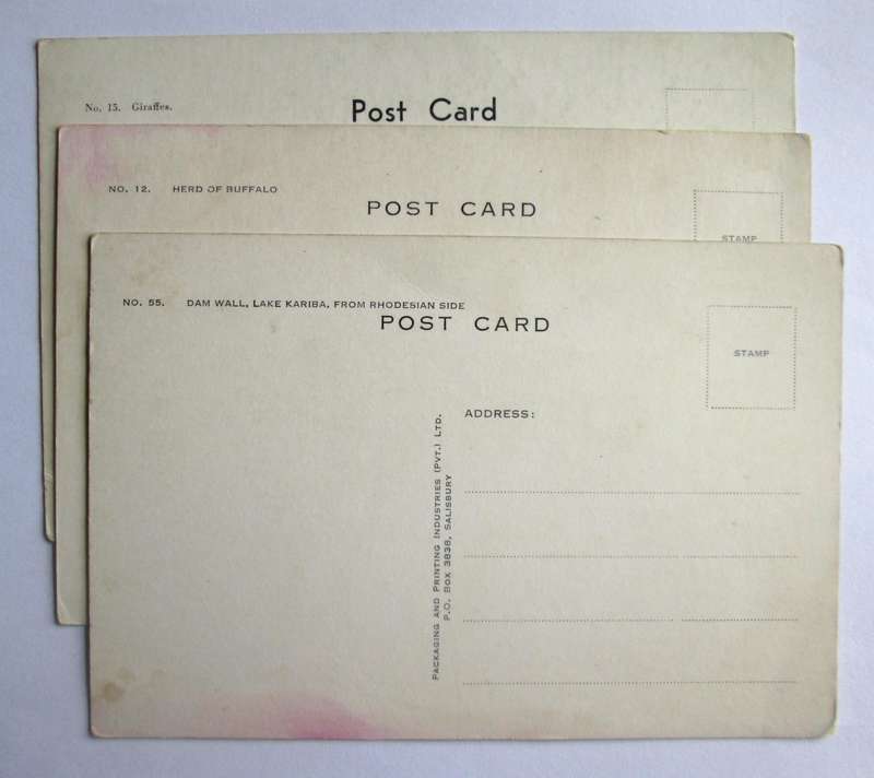Southern Rhodesia - Rhodesia - Salisbury Post Cards