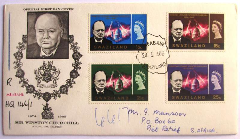 1966 Sir Winston Churchill First Day Cover
