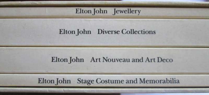 1988 Elton John Sotheby Collection 4 Volumes