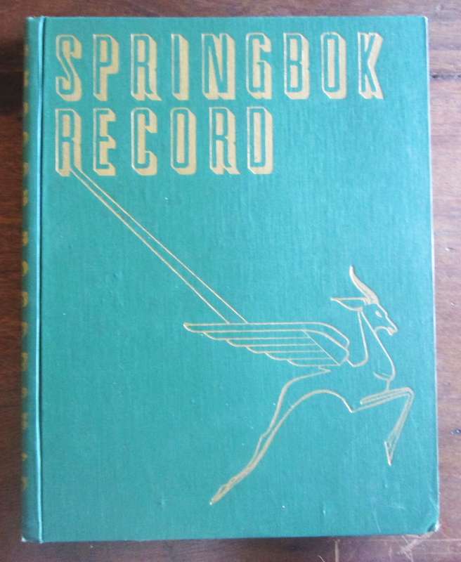 Springbok Records The Book to Commemorate the Service in WWII