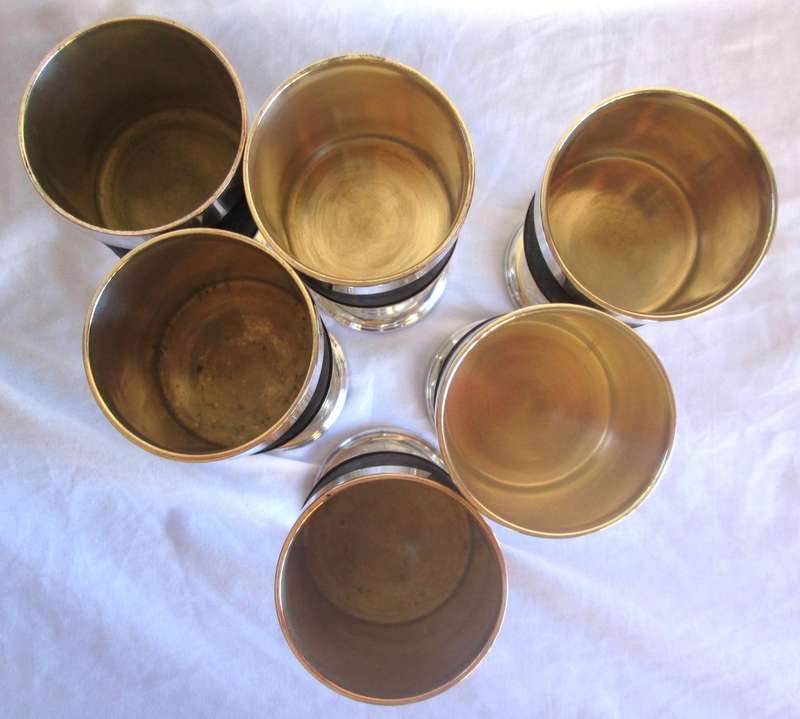 Wine Goblets with Leather Binding