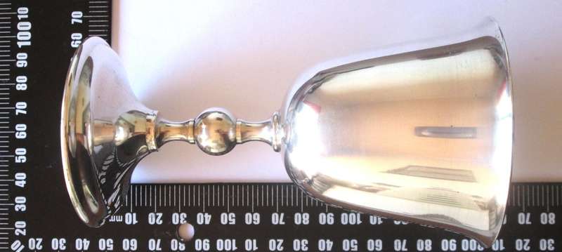 William Adams Silver Plated Goblets Wine Cup made in Italy