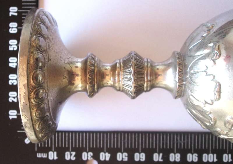 Silver Plated Crest Goblets Wine Cup