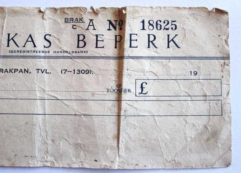 Volkskas Beperk Brakpan Transvaal No 18625
