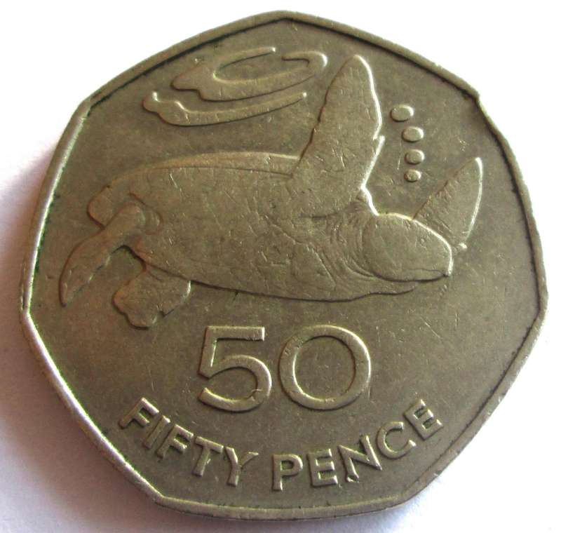 1984 St Helena 50 Pence
