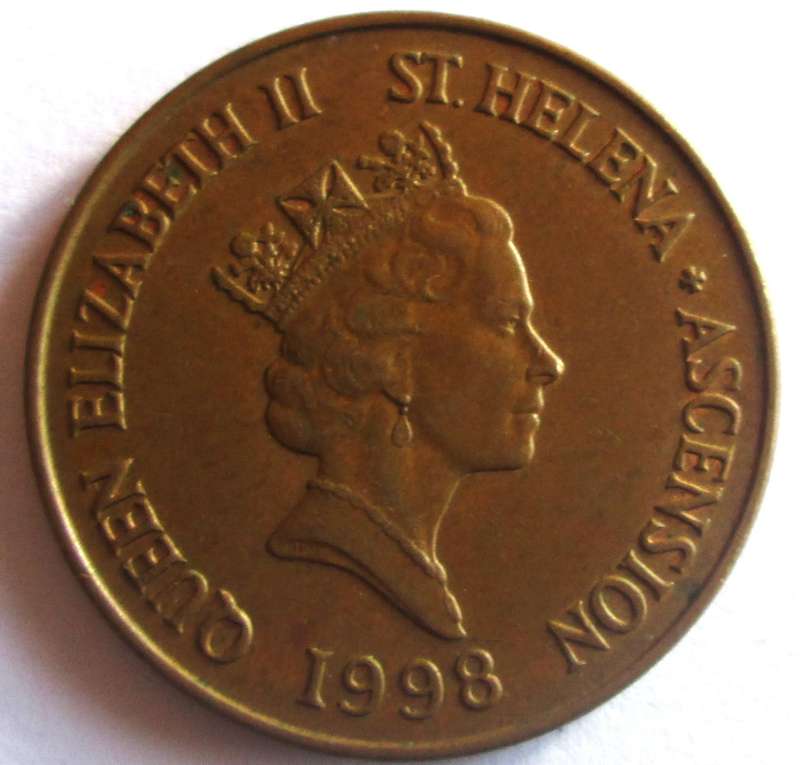 1998 St Helena Two Pence
