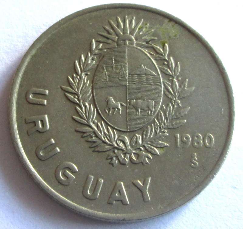 1980 Uruguay 1 Nuevo Pesos