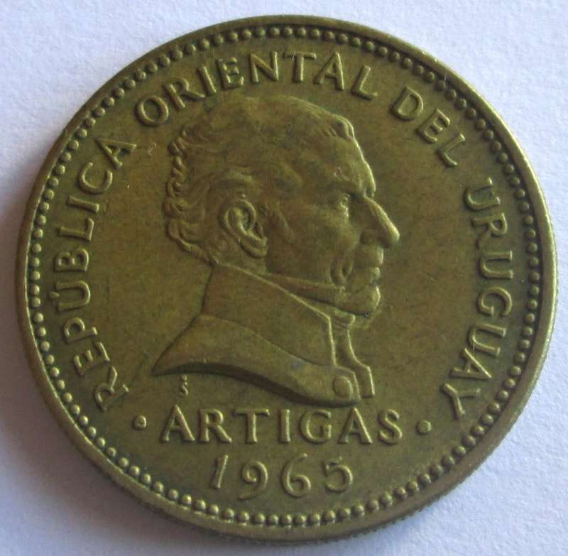 1965 Uruguay 5 Pesos