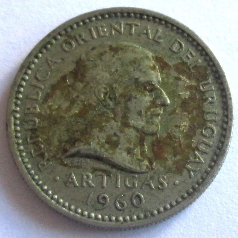 1960 Uruguay 50 Centesimos
