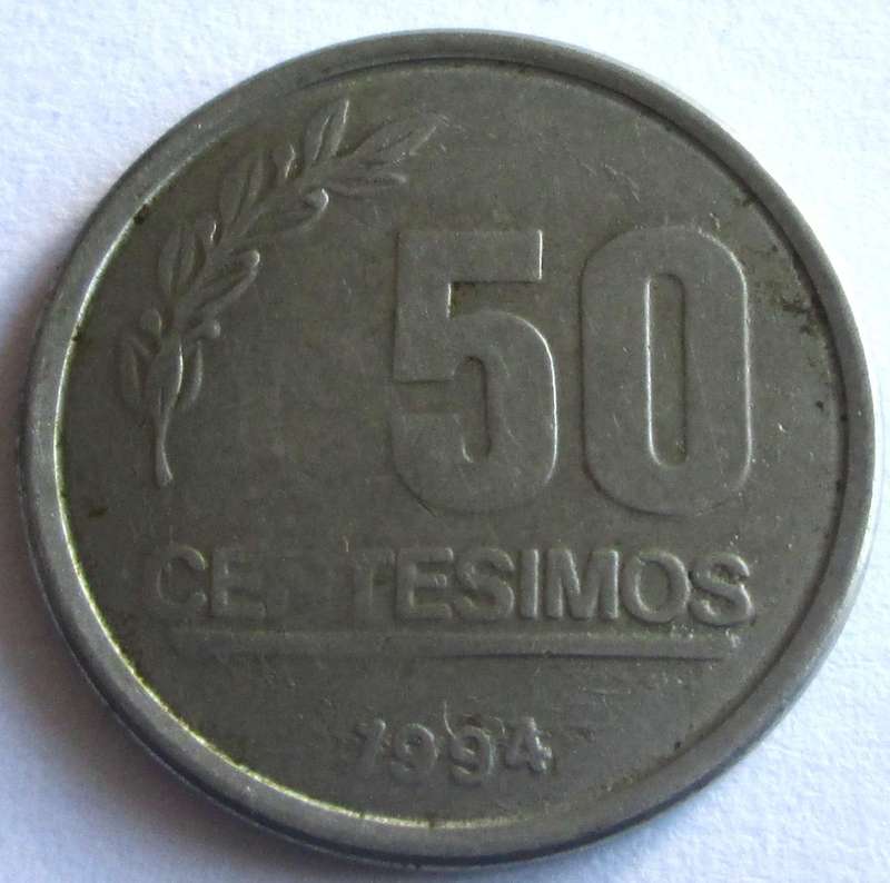 1994 Uruguay 50 Centesimos