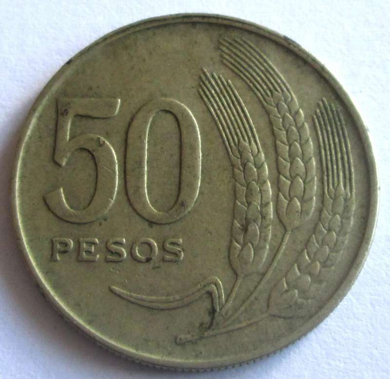 1970 Uruguay 50 Pesos