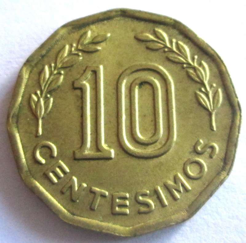 1976 Uruguay 10 Centesimos