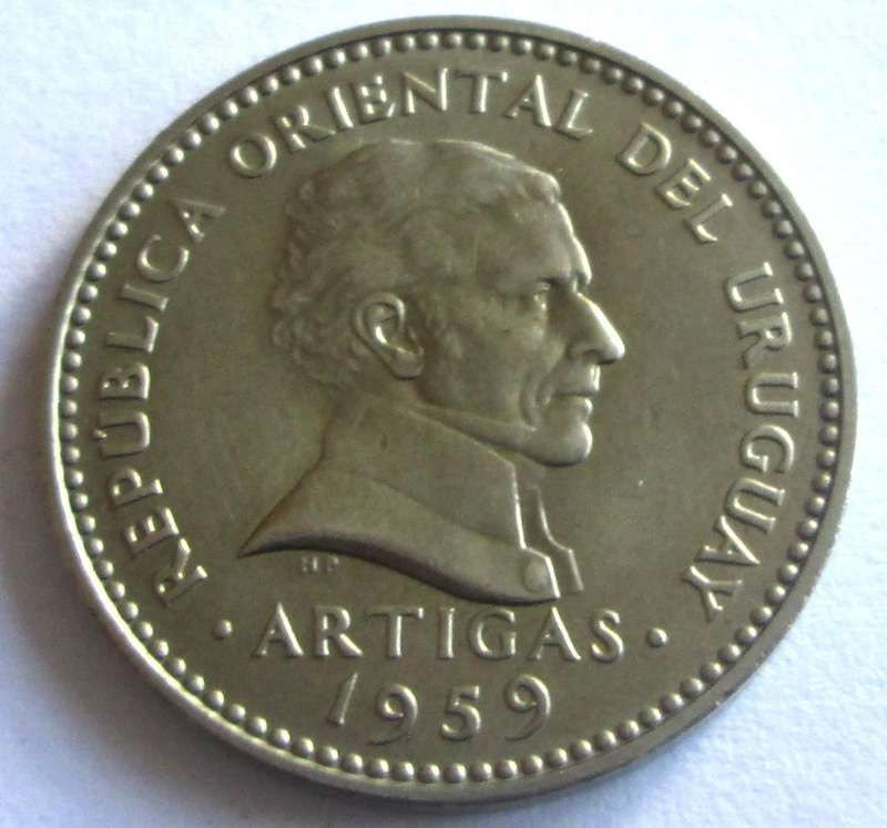 1959 Uruguay 10 Centesimos