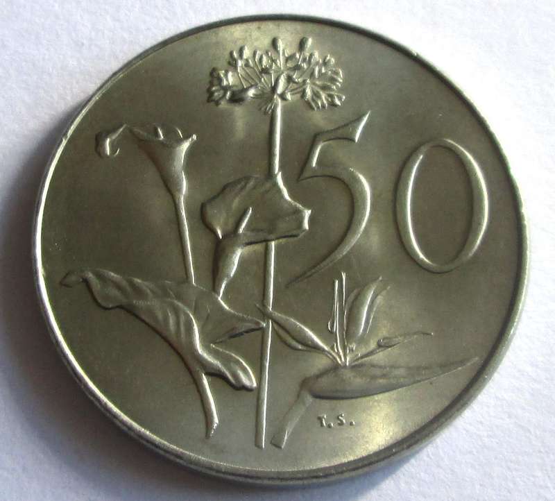 1970 South Africa Fifty Cents