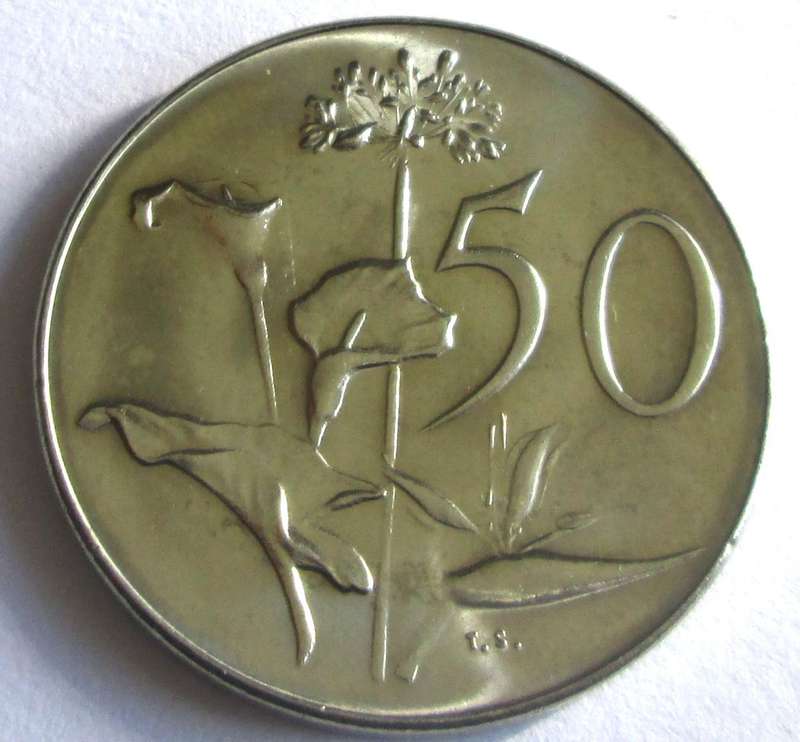 1971 South Africa Fifty Cents