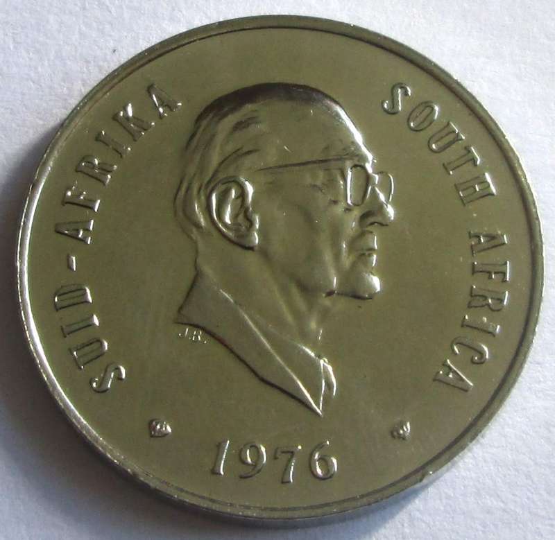 1976 South Africa Twenty Cents