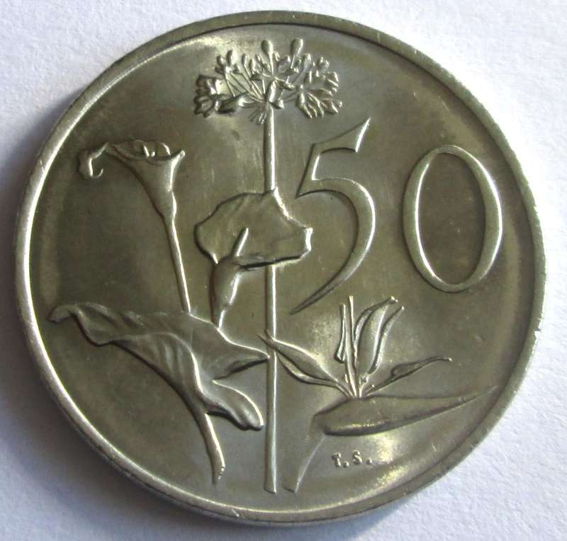 1984 South Africa Fifty Cents