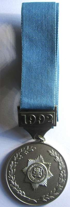 1992 SAPS Darts Championship Medal