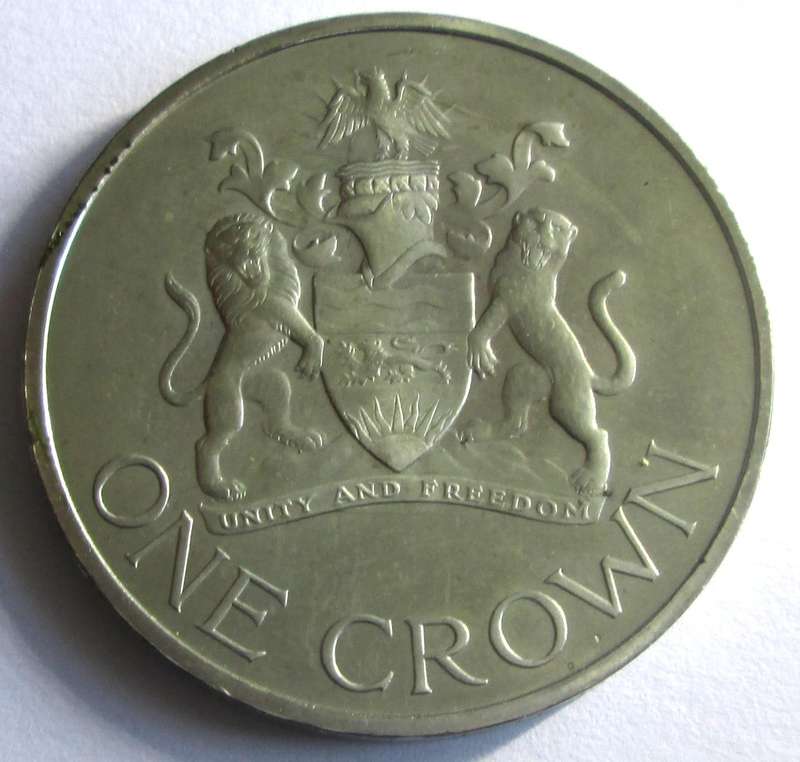1966 Malawi Commemorative Issue 1 Crown Declaration of the Republic of Malawi