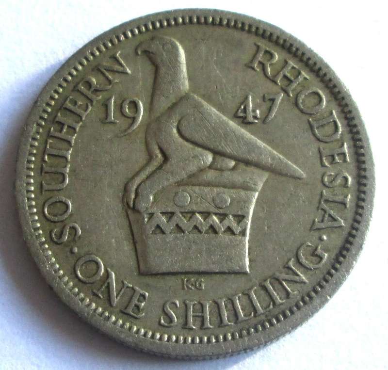 1947 South Rhodesia 1 Shilling
