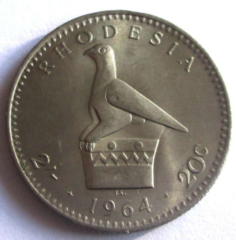 1964 Rhodesia 20 Cents