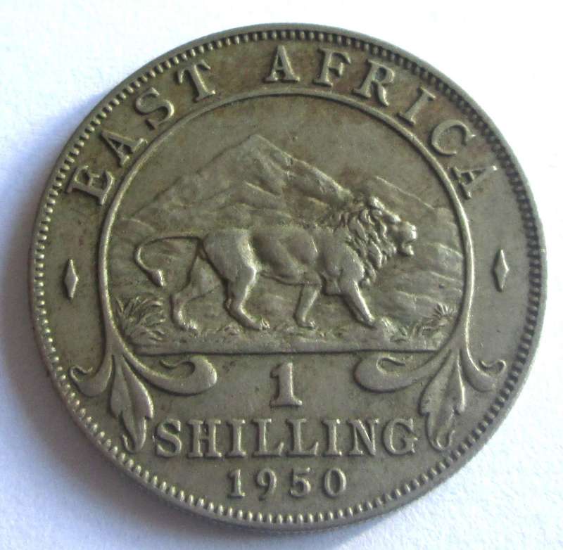 1950 East Africa 1 Shilling