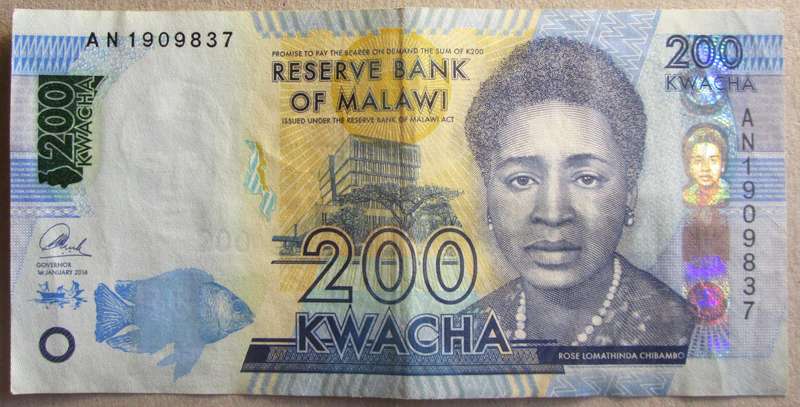2014 - 2020 Malawi 200 Kwacha Nr AN1909837